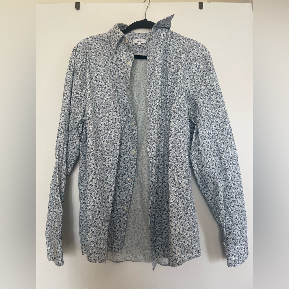 Reiss floral printed men’s shirt, worn once